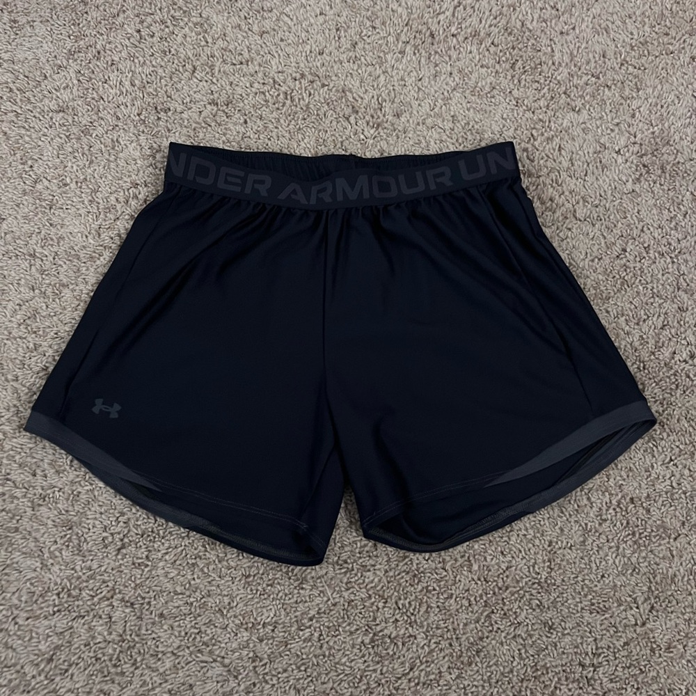 Under Armour Dark black and gray Performance Shorts
